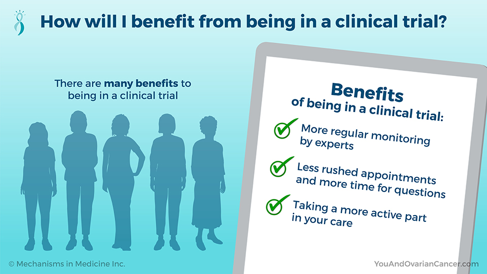 How will I benefit from being in a clinical trial?